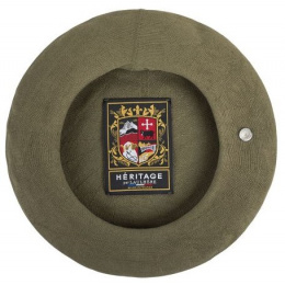 Béret Authentique Été Coton Kaki - Héritage par Laulhère