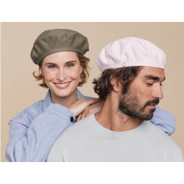 Authentic Summer Cotton Beret Anthracite - Heritage by Laulhère