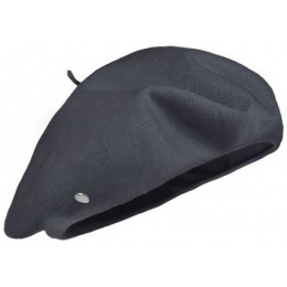 Béret Authentique Été Coton Anthracite - Héritage par Laulhère