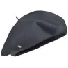Béret Authentique Été Coton Anthracite - Héritage par Laulhère Reference : 19571| Chapellerie Traclet