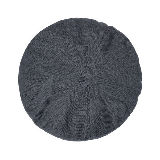 Authentic Summer Cotton Beret Anthracite - Heritage by Laulhère