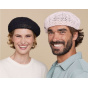 Black Cotton Summer Athleta Beret - Laulhère