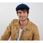Navy Pau Wool Beret Cap - Laulhère