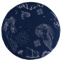 Blue Eguski Lore Basque Beret - Heritage by Laulhère