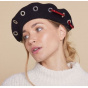 Black Wool Tartaro Beret - Heritage by Laulhère