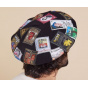 Beret Oihana Patch Wool Black - Heritage by Laulhère