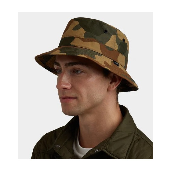 Camouflage Waxed Cotton Bucket Hat - Tilley Camouflage Waxed Cotton Bucket Hat - Tilley
