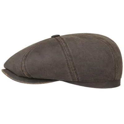 Casquette Flatcap Hatteras UV Marron - Stetson