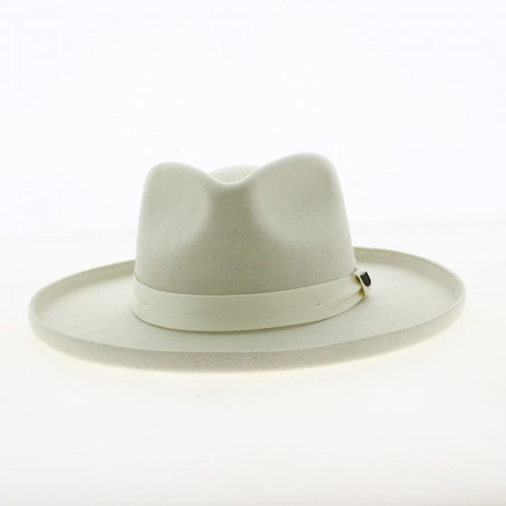 VICTORIA FELT FEDORA WHITE Hat - Brixton VICTORIA FELT FEDORA WHITE Hat - Brixton