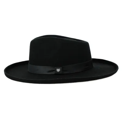 Chapeau VICTORIA FELT FEDORA NOIR - Brixton