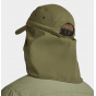 Olive Recycled Nylon Neck Guard Cap UPF50+ - Tilley