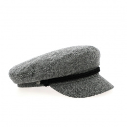 Marin Fiddler Cap Grey & Black - Brixton