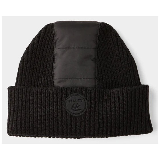 Black Merino Wool Tech Beanie - Tilley
