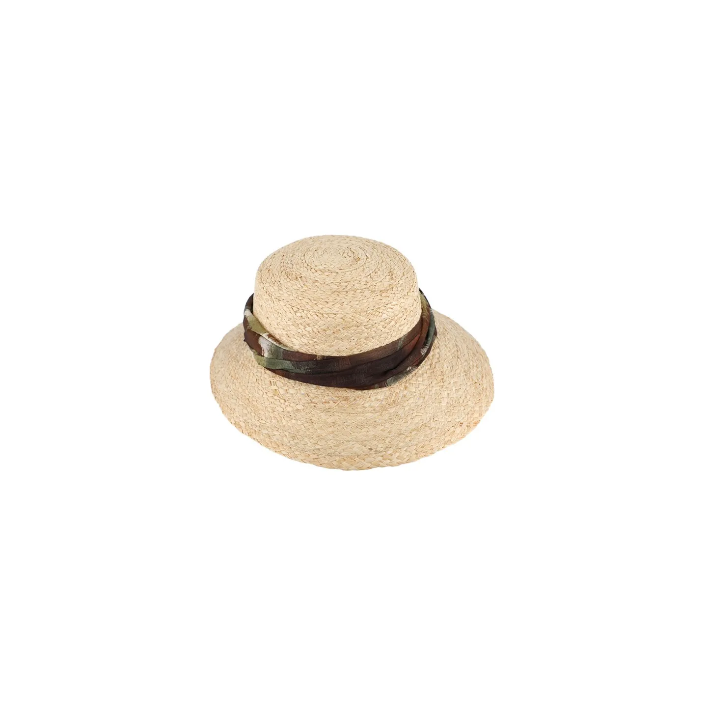 Casquette Grande Visière Lana Paille Naturelle - Traclet