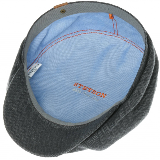 Summer Hatteras Cap In Silk Columbus - Stetson