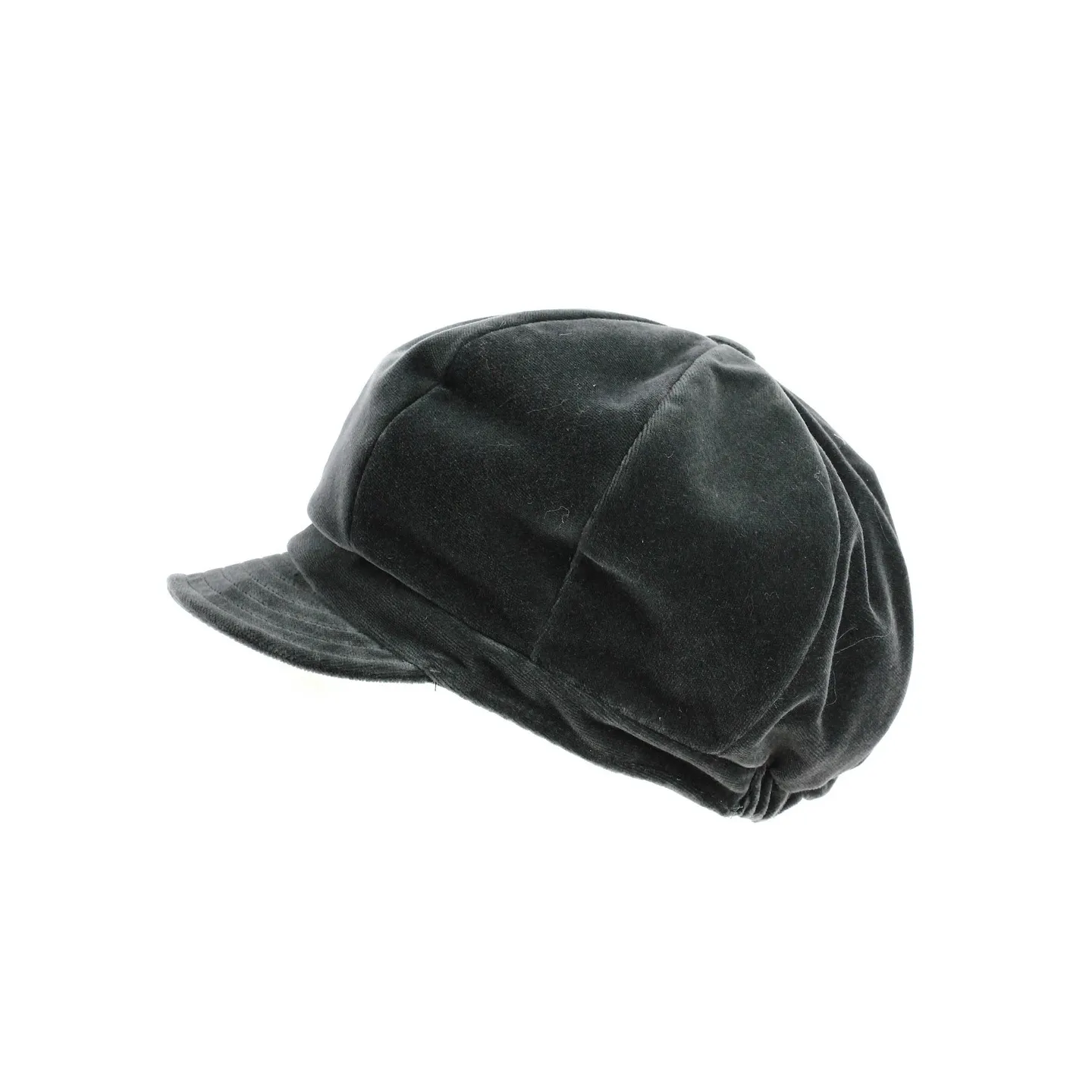 Grey Lisa velvet newsboy cap - buy newsboy cap Reference: 2783 | Traclet Hat Shop