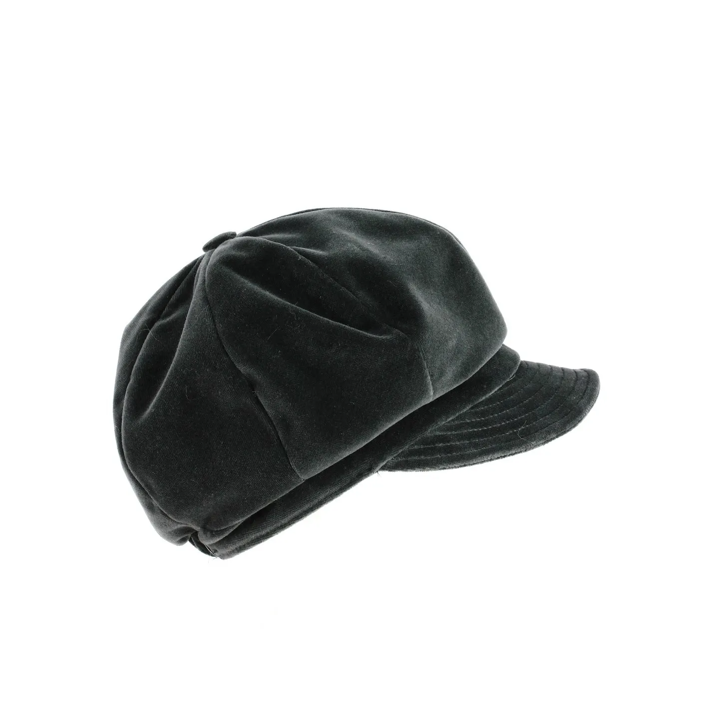 Grey Lisa velvet newsboy cap - buy newsboy cap Reference: 2783 | Traclet Hat Shop