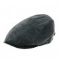 Flat velvet cap, grey