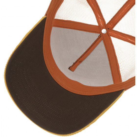 Cotton Trucker Cap American Heritage Brickstone - Stetson Cotton Trucker Cap American Heritage Brickstone - Stetson