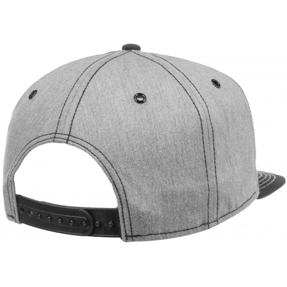 Casquette Snapback Visière Plate Grise - Stetson