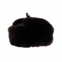 Brown Leather Chapka