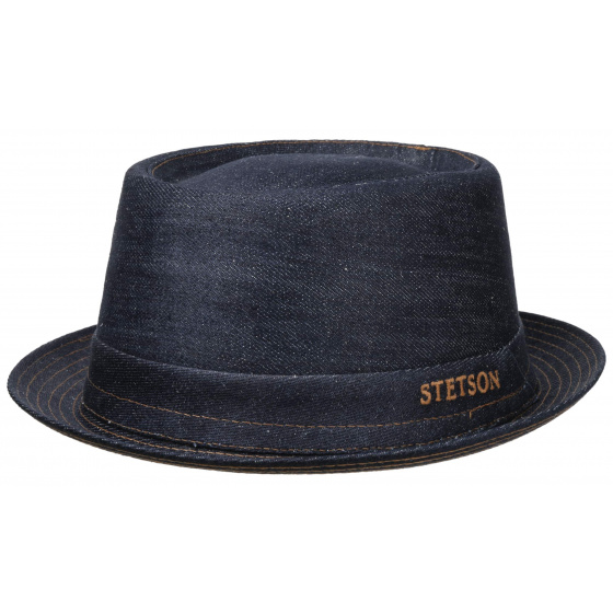 Oregon Denim Cotton Porkpie Hat - Stetson