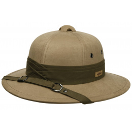 Casque Colonial Pith Helmet Sand - Stetson
