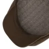 Casquette Brooklin Cowhide Cuir Marron - Stetson  Reference : 19624| Chapellerie Traclet