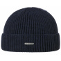 James Navy Wool Beanie - Stetson