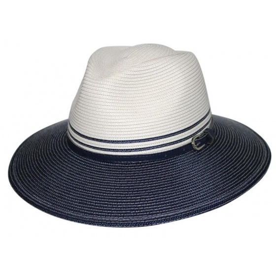 Bella Ivory Navy UPF 50+ Hat - House Of Ord