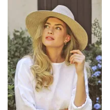 Chapeau Fedora Fiona Sand UPF50+ - House of Ord Référence : 19632|Chapellerie Traclet