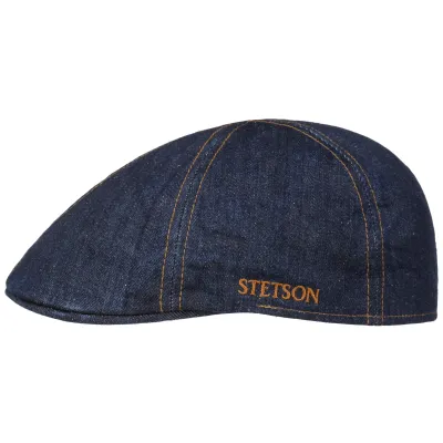 Texas Kenneth Denim Blue Cotton Cap - Stetson   Reference: 19637| Chapellerie Traclet