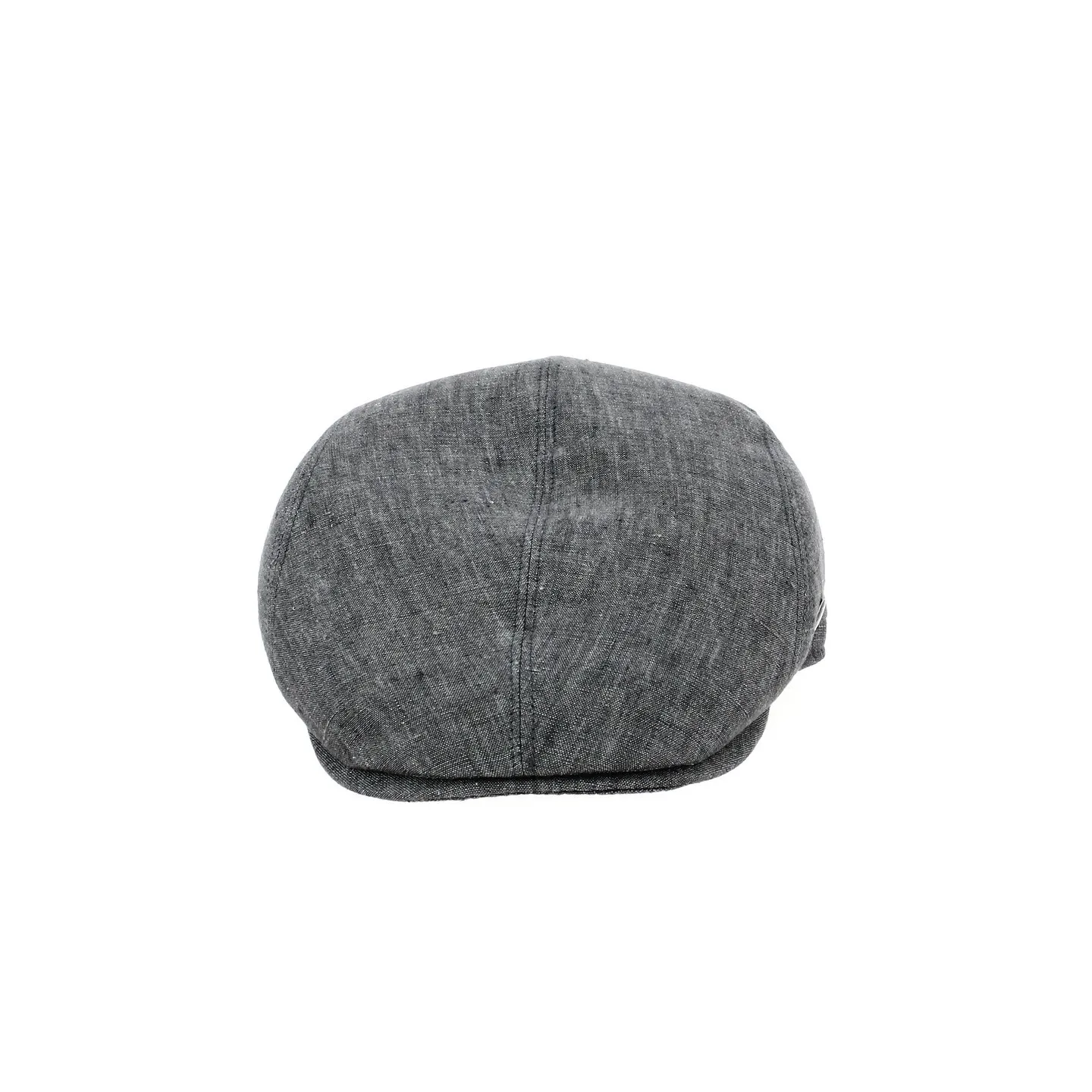 Adam Linen Anthracite Flat Cap UPF 40+ - City Sport Reference: 4563 | Chapellerie Traclet
