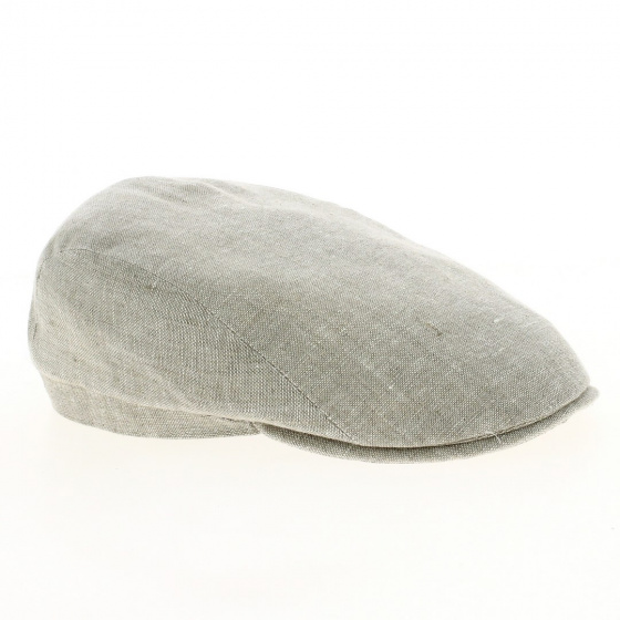 Beige Linen Aere Flat Cap - City Sport