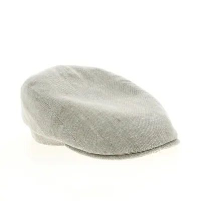 Casquette Plate Lin beige - Traclet