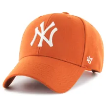 Casquette Snapback Yankees NY Orange - 47 Brand  Reference : 19648| Chapellerie Traclet