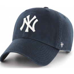 MLB NY Yankees Navy Strapback Baseball Cap - 47 Brand