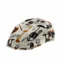 Beige Cotton Flat Music Cap - Traclet