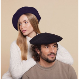Campan Black Beret 10.5 Inches - Heritage by Laulhère