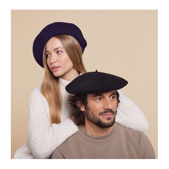 Campan Beret Black 10.5 Inches - Heritage by Laulhère