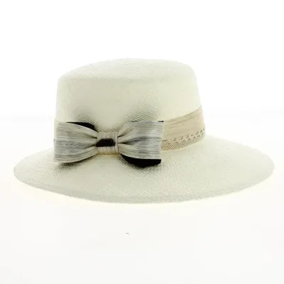 Casquette Femme Carmen Panama Blanc - Traclet