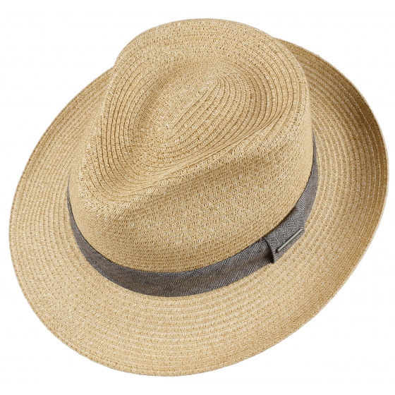 Chapeau Fedora Reedley Beige - Stetson Chapeau Fedora Reedley Beige - Stetson