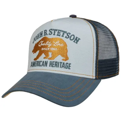Snapback Shafter College Cotton Blue - Stetson Reference: 19668| Traclet Hat Shop