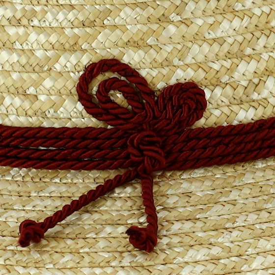 Capeline paille Géraldine Bordé Bordeaux - Traclet