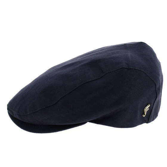 Casquette Plate Poggy Chanvre Bleu - Flechet
