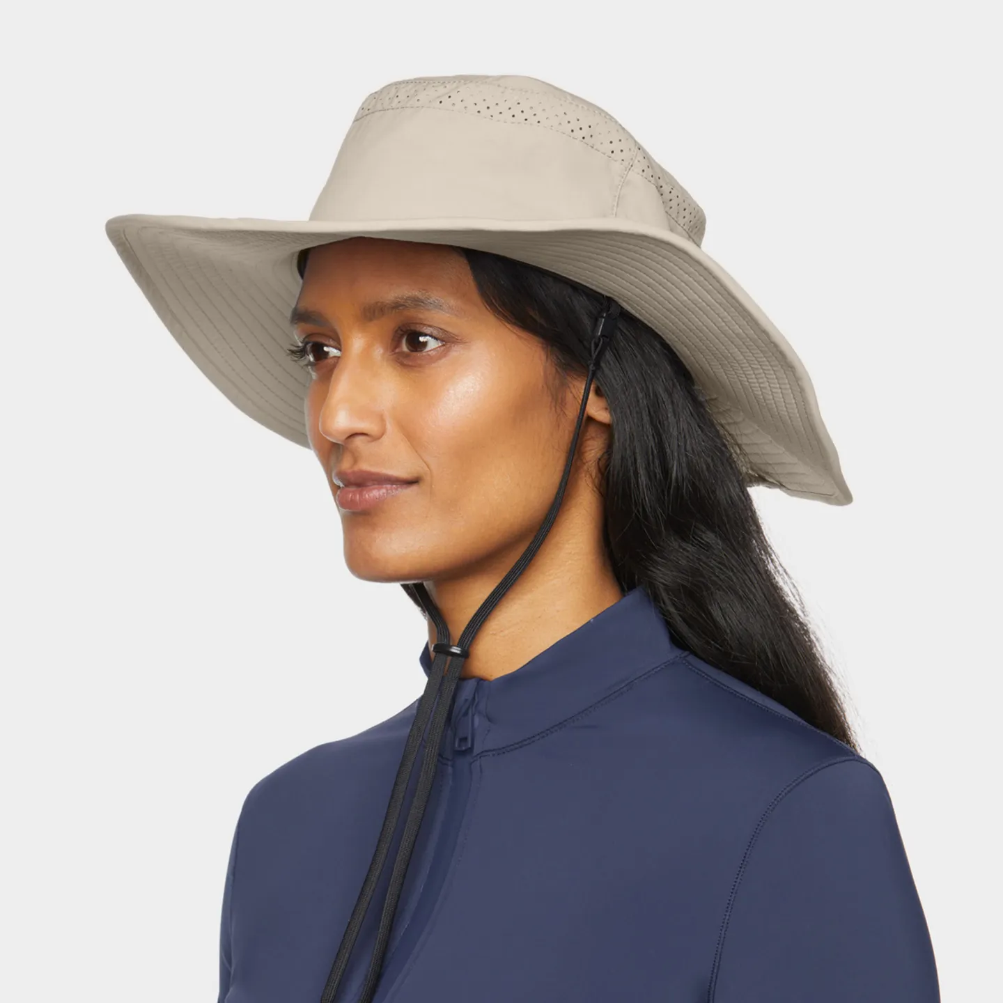 Chapeau Dunes Solar eclips Nylon Beige Galet UPF50+ - Tilley