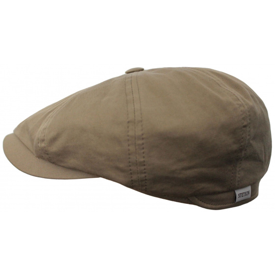Stetson Hatteras Knit Cotton Cap in Beige with UPF 40+
