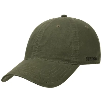 Ducor Olive Cotton UPF 40+ Baseball Cap - Stetson Reference: 19693| Chapellerie Traclet