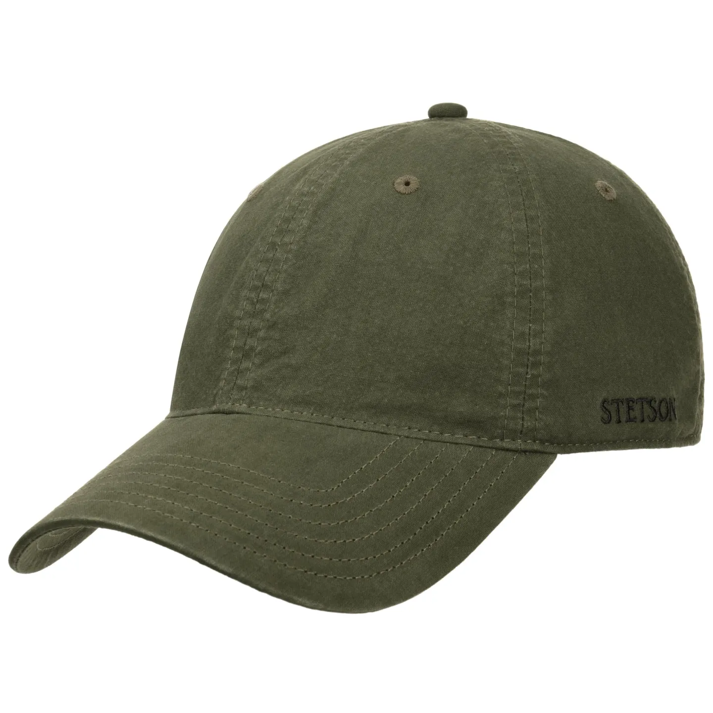 Ducor Olive Cotton UPF 40+ Baseball Cap - Stetson Reference: 19693| Chapellerie Traclet