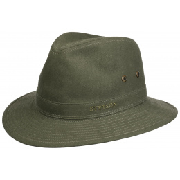 Virginia Organic Cotton Traveller Hat Olive UPF 40+ - Stetson